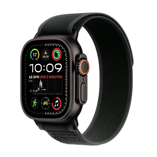  Apple Watch Ultra 2 (2024) LTE 49mm, with Trail Loop S/M, Black Titanium