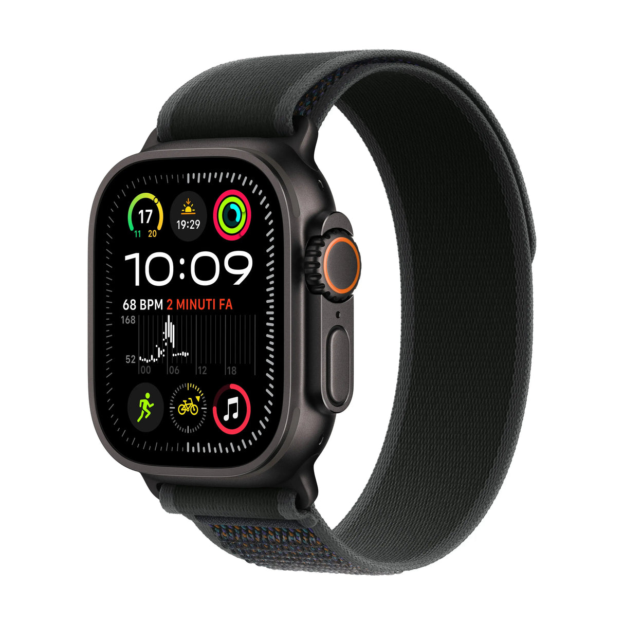 Apple Watch Ultra 2 (2024) LTE Titan Schwarz Trail Loop Schwarz S/M
