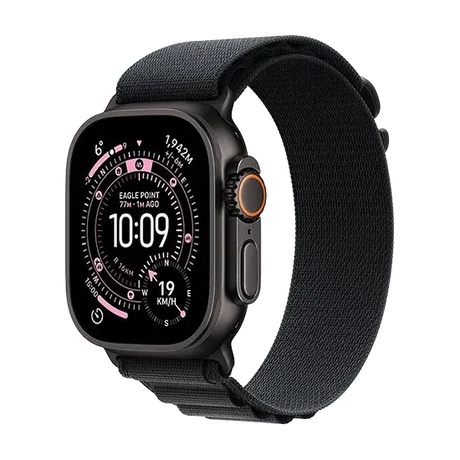 Apple Watch Ultra 3 (2025), 5G, 49mm, Black Titanium, Alpine Loop L, Schwarz Handy24- Handy24