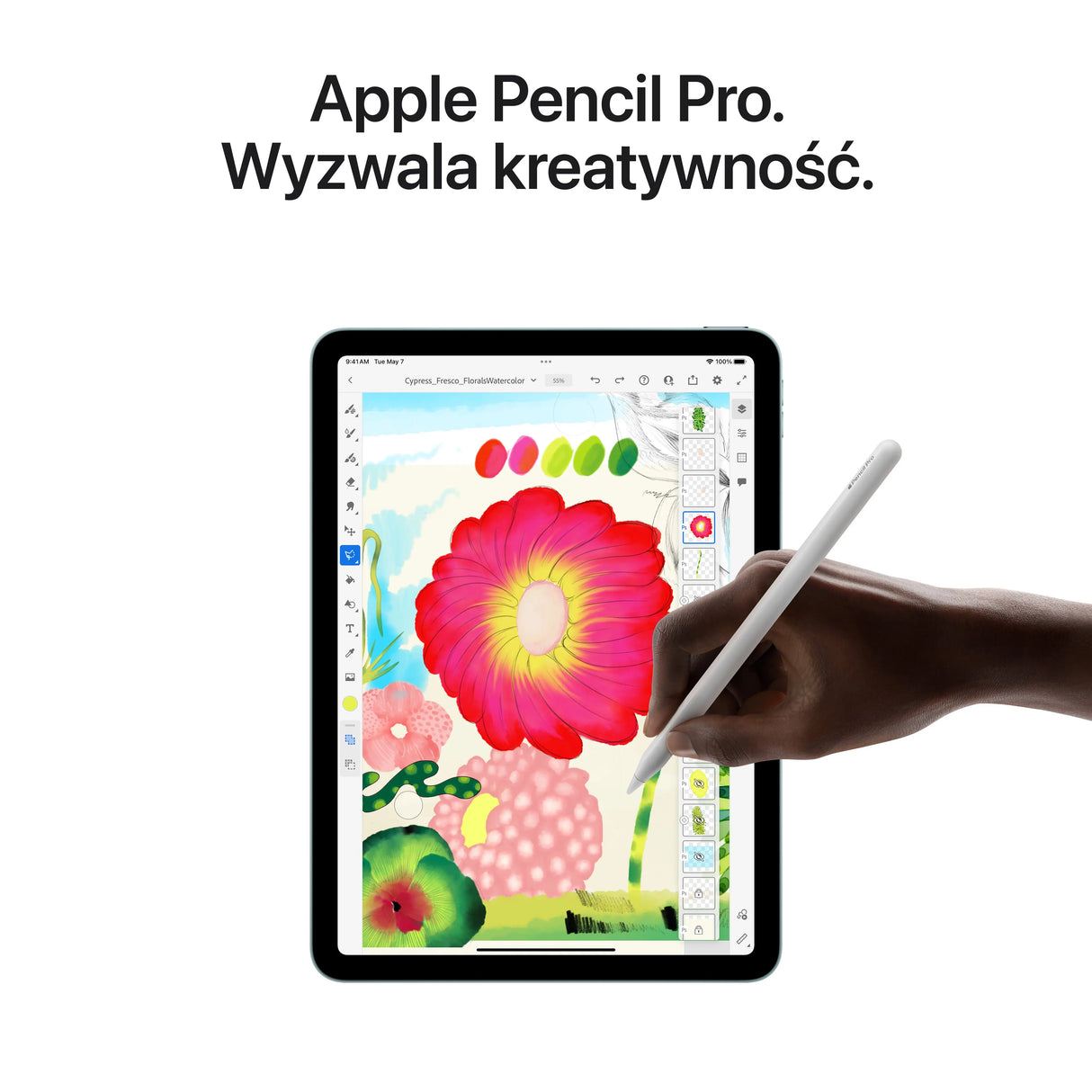 Apple iPad Air, 27,9 cm (11"), 2360 x 1640 Pixel, 1 TB, 8 GB, iPadOS 17, Grau Handy24- Handy24