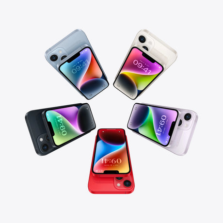 Apple iPhone 14, 15,5 cm (6.1"), 2532 x 1170 Pixel, 128 GB, 12 MP, iOS 16, Schwarz Apple- Handy24