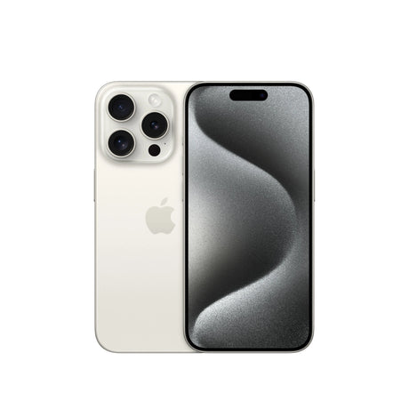 Apple iPhone 15 Pro , 15,5 cm (6.1"), 2556 x 1179 Pixel, 512 GB, 48 MP, iOS 17, Titan, Weiß Apple- Handy24