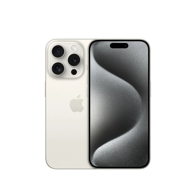 Apple iPhone 15 Pro , 15,5 cm (6.1"), 2556 x 1179 Pixel, 512 GB, 48 MP, iOS 17, Titan, Weiß Apple- Handy24