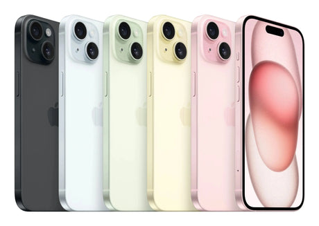 Apple iPhone 15 , 15,5 cm (6.1"), 2556 x 1179 Pixel, 128 GB, 48 MP, iOS 17, Gelb