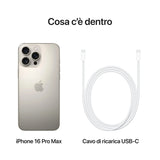 Apple iPhone 16 Pro Max , 17,5 cm (6.9"), 2868 x 1320 Pixel, 512 GB, 48 MP, iOS 18, Titan Apple- Handy24