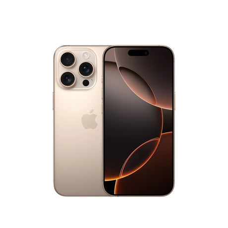 Apple iPhone 16 Pro , 16 cm (6.3"), 2622 x 1206 Pixel, 128 GB, 48 MP, iOS 18, Sand Apple- Handy24