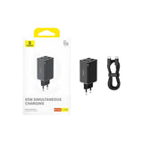 Baseus 65W Pro Fast Charger GaN6 -  Schwarz Handy24- Handy24
