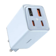 Baseus Netzladegerät GaN6 Pro 2xUSB-C 2xUSB 65W, Blau Handy24- Handy24