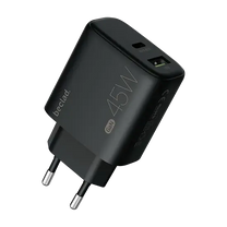 Beclad 45 Watt C+A Travel Adapter Schwarz