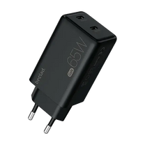 Beclad 65 Watt C+C Travel Adapter Schwarz