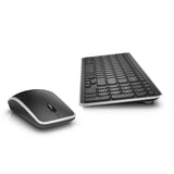 Dell KM714, Volle Größe (100%), Kabellos, RF Wireless, QWERTZ, Schwarz, Maus enthalten