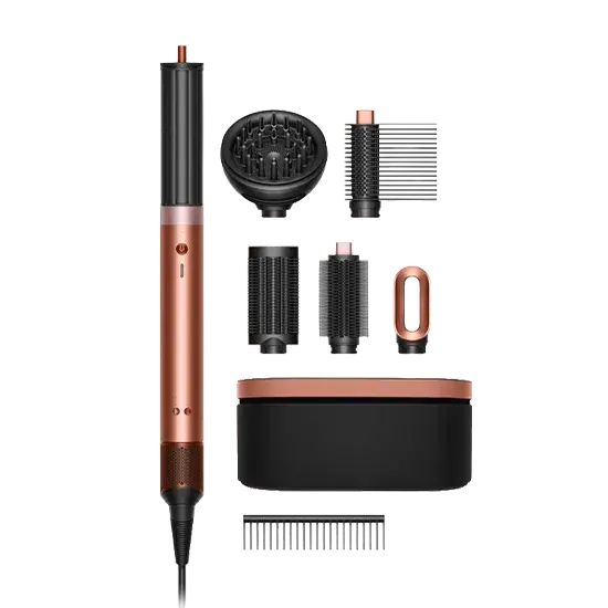 Dyson Airwrap Co-anda2x Multi-styler and Dryer with Diffuser HS09 - Amber Silk (Gift Edition)