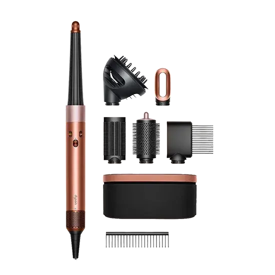Dyson Airwrap ID Curly + Coily, Multistyler, Warm, Kegelförmig, Schwarz, Roségold, AC, Einfarbig Handy24- Handy24