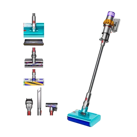 Dyson V15s Detect Submarine, Trocken&Nass, Zyklonal, 660 W, Beutellos, Nickel, Gelb Dyson- Handy24