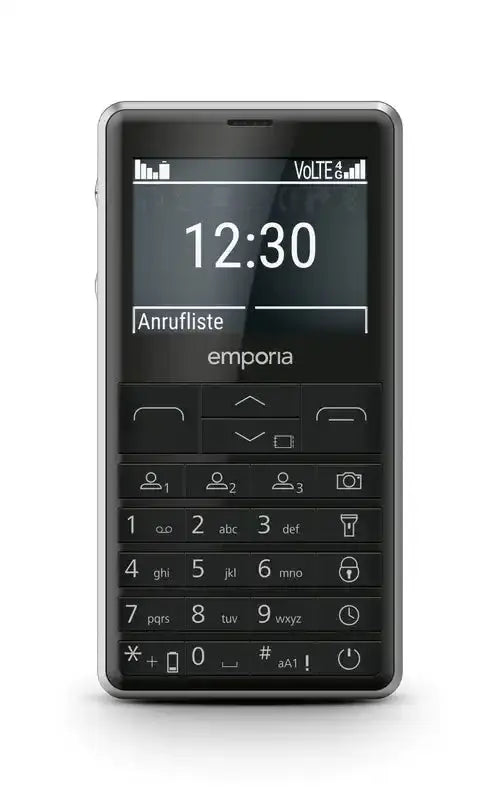 Emporia emporiaPRIME-LTE, Balken, Single SIM, 5,87 cm (2.31"), 2 MP, 1400 mAh, Schwarz