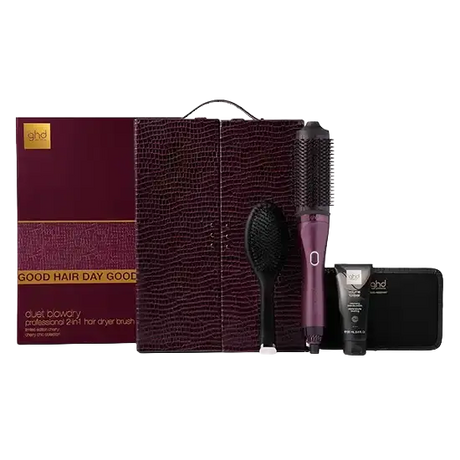 GHD Wet-to-Dry Duet Blowdry Hair Dryer Brush - Cherry
