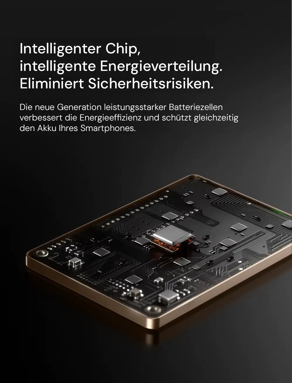 Intelligenter Chip, intelligente Energieverteilung