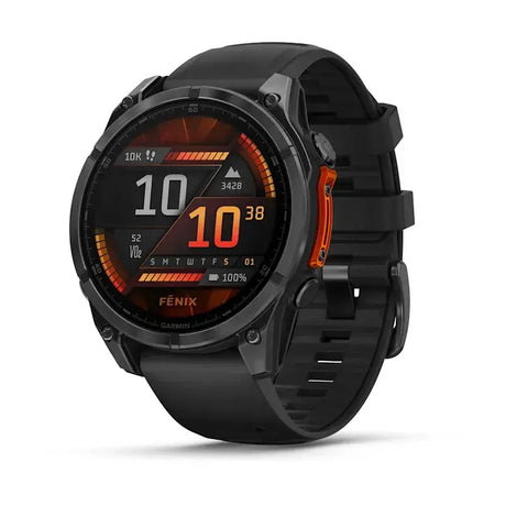 Garmin Fenix 8, 3,56 cm (1.4"), AMOLED, Touchscreen, 32 GB, WLAN, GPS