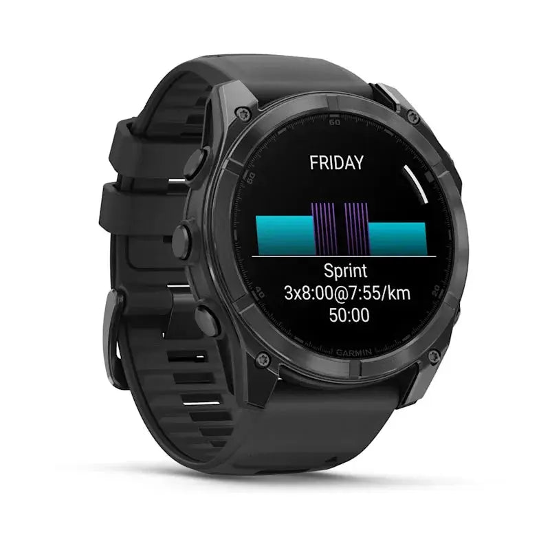 Garmin Fenix 8, 3,56 cm (1.4"), AMOLED, Touchscreen, 32 GB, WLAN, GPS