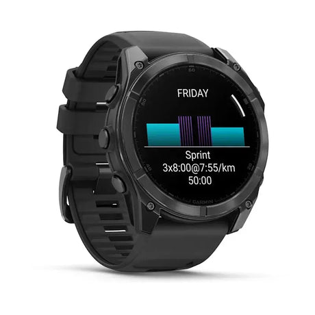 Garmin Fenix 8, 3,56 cm (1.4"), AMOLED, Touchscreen, 32 GB, WLAN, GPS