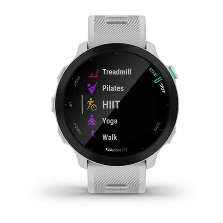 Garmin Forerunner 55 GPS 42mm Sport Watch - Weiß Handy24- Handy24