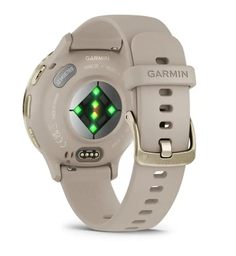 Garmin Venu 3S, 3,05 cm (1.2"), AMOLED, Touchscreen, WLAN, GPS, 40 g, French Grey/Softgold Handy24- Handy24