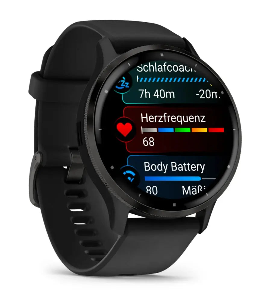 Garmin Venu 3, 3,56 cm (1.4"), AMOLED, Touchscreen, WLAN, GPS, 46 g Handy24- Handy24