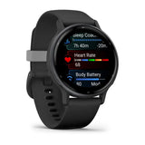 Garmin Vivoactive 5, 3,05 cm (1.2"), AMOLED, Touchscreen, 4 GB, GPS, 36 g -Schwarz Handy24- Handy24
