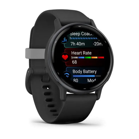 Garmin Vivoactive 5, 3,05 cm (1.2"), AMOLED, Touchscreen, 4 GB, GPS, 36 g -Schwarz Handy24- Handy24