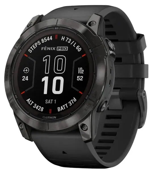 Garmin f?nix 7X Pro, 3,56 cm (1.4"), MIP, Touchscreen, 32 GB, GPS, 89 g