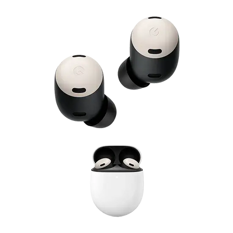 Google Pixel Buds Pro,Mikrofon,Rausch-Unterdrückung, Porcelain Handy24- Handy24