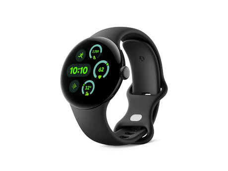 Google Pixel Watch 3, AMOLED, Touchscreen, 32 GB, WLAN, GPS, 31 g, Obsidian Black Google- Handy24