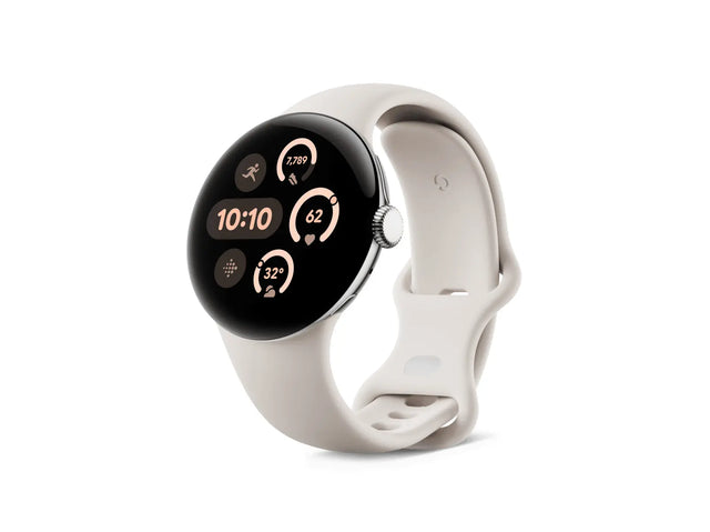 Google Pixel Watch 3, AMOLED, Touchscreen, 32 GB, WLAN, GPS, 31 g, Porcelain Google- Handy24