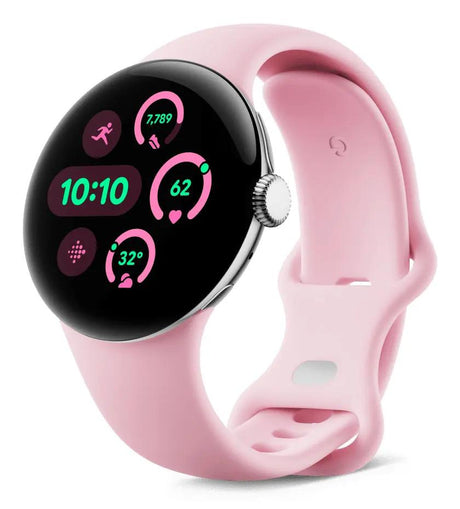 Google Pixel Watch 3, AMOLED, Touchscreen, 32 GB, WLAN, GPS, 31 g, Rose Handy24- Handy24