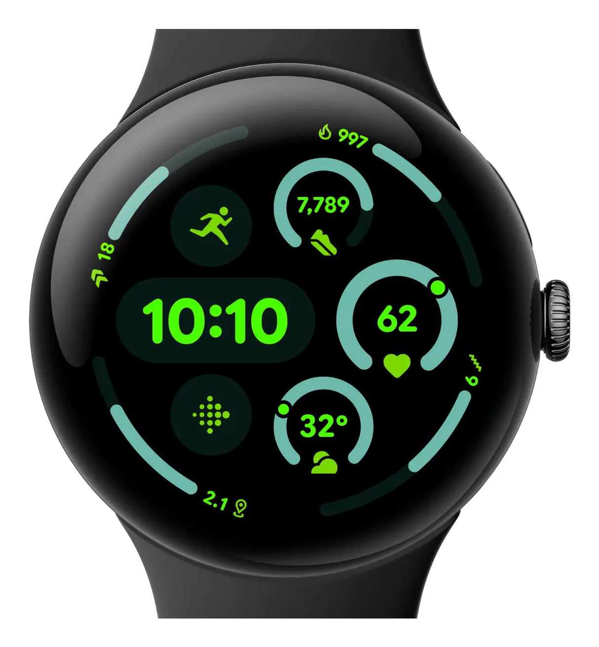 Google Pixel Watch 3, AMOLED, Touchscreen, 32 GB, WLAN, GPS, 37 g Handy24- Handy24