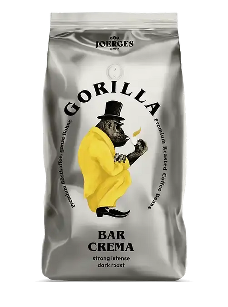 Gorilla Bar Crema, Kaffebohnen, 1 KG Gorilla- Handy24