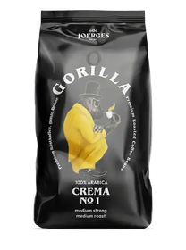 Gorilla Crema No. 1, Kaffeebohnen, Arabica Bohnen, 1.0 kg Gorilla- Handy24
