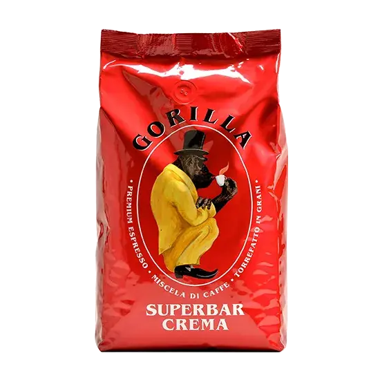 Gorilla Super Bar Crema, Kaffebohnen, 1 KG Gorilla- Handy24