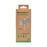 GreenMNKY - Speed Series USB C PD 60W gewebtes Kabel (1,5m) Greenmnky- Handy24