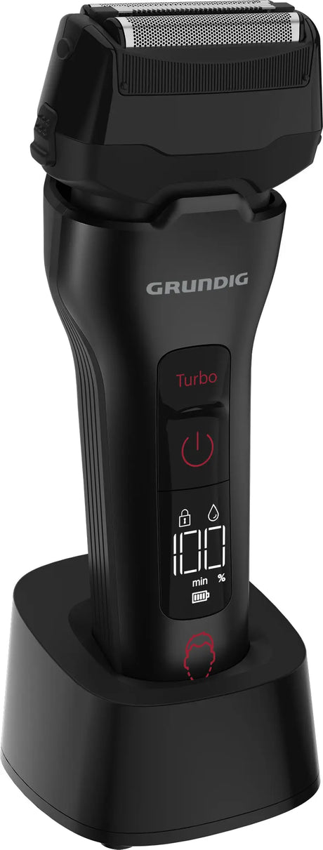 Grundig MS 9330, Folienschaber, Schwarz, Rot, Batterie / USB, Integrierte Batterie, 90 min, 2 h Grundig- Handy24