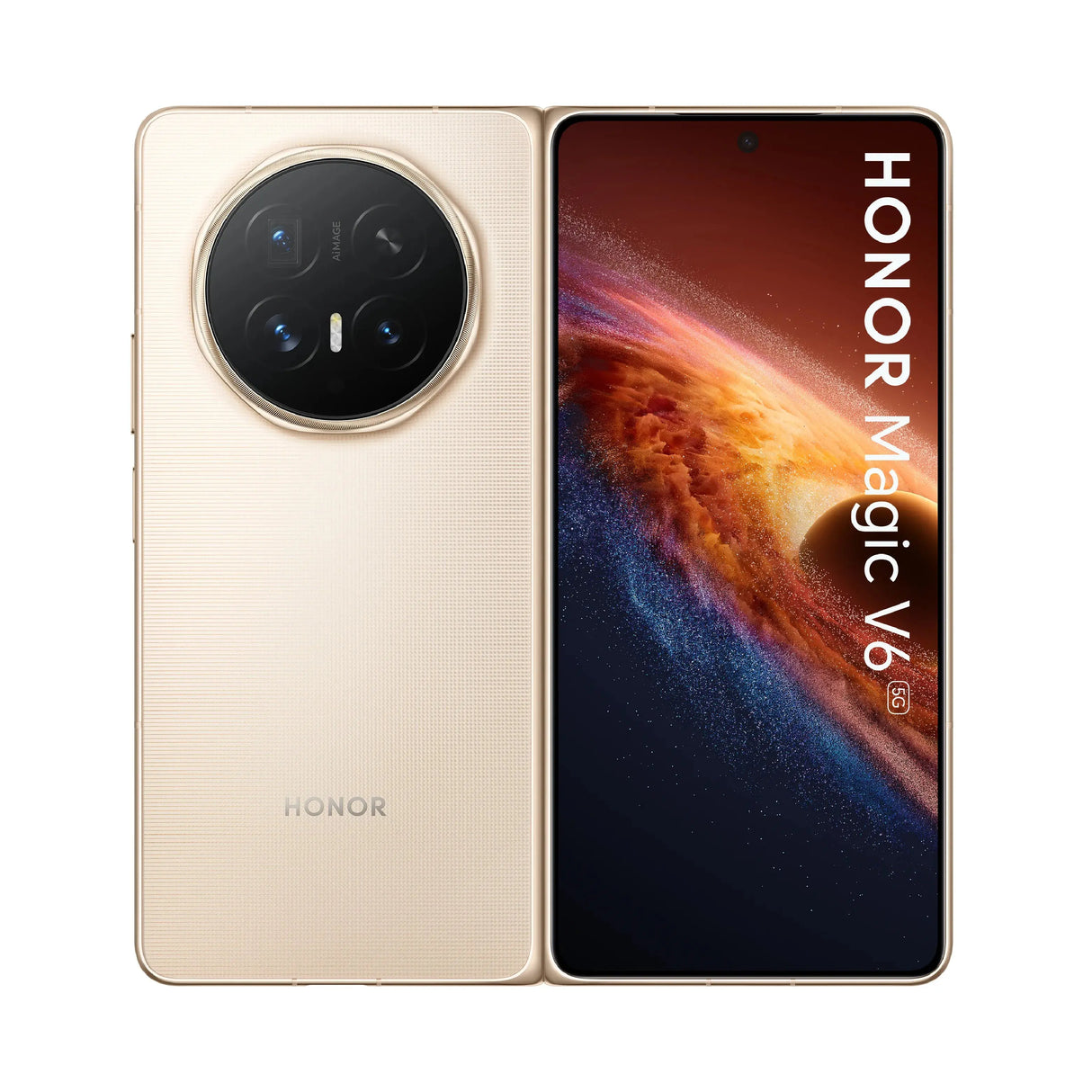 HONOR MAGIC V6, 16,6 cm (6.52"), 2420 x 1080 Pixel, 16 GB, 512 GB, 50 MP, Gold