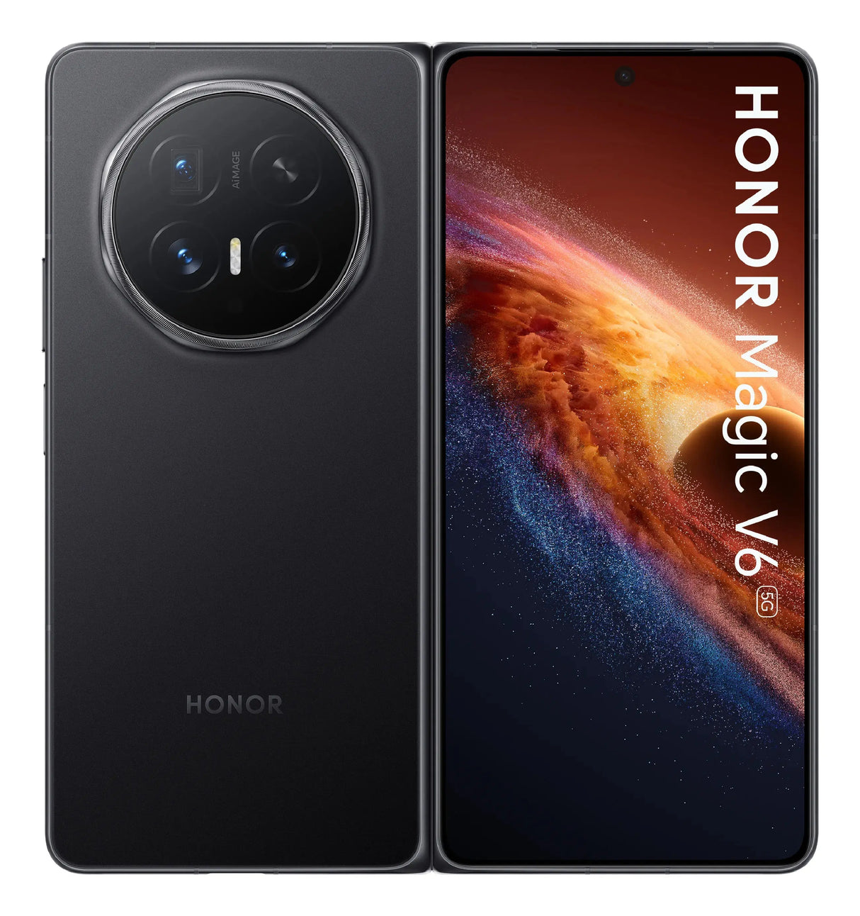 HONOR MAGIC V6, 16,6 cm (6.52"), 2420 x 1080 Pixel, 16 GB, 512 GB, 50 MP, Schwarz