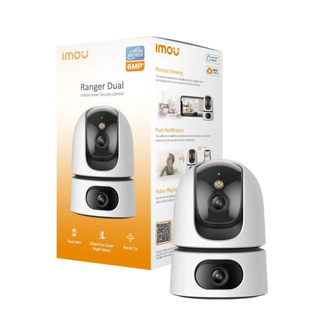 Imou Ranger Dual 10MP, IP-Sicherheitskamera, Drinnen, Verkabelt & Kabellos, CE, UKCA, Tisch/Bank, Weiß Handy24- Handy24