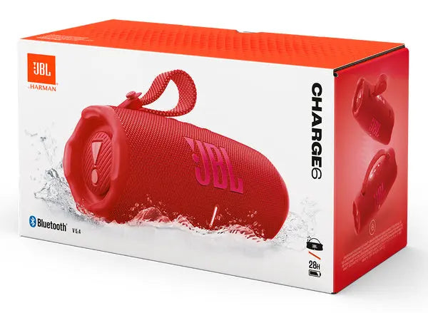 JBL Charge 6, 2-Wege, 2 cm, 45 W, 30 W, 10 W, Rot JBL- Handy24
