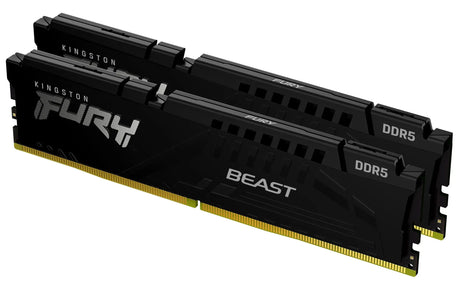 Kingston FURY Beast 32 GB 6000 MT/s DDR5 CL30 DIMM (Kit of 2) Black EXPO, 32 GB, 2 x 16 GB, DDR5, 288-pin DIMM, Schwarz Handy24- Handy24