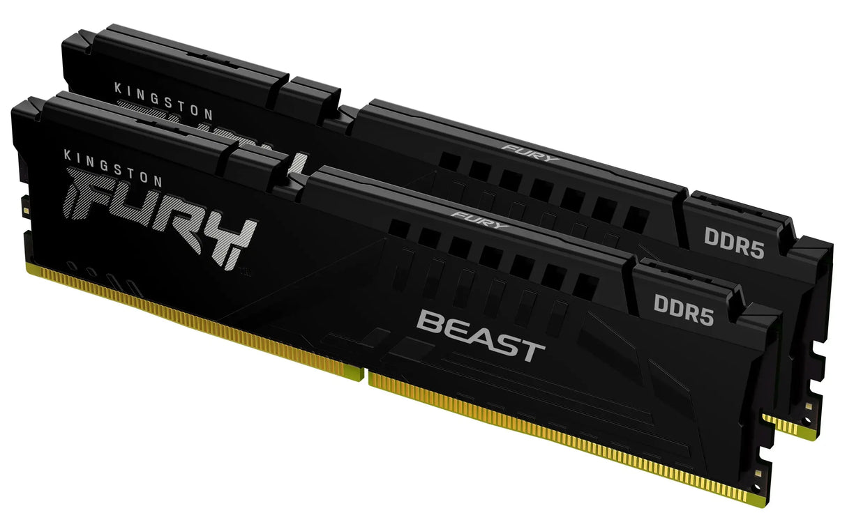 Kingston FURY Beast 32 GB 6000 MT/s DDR5 CL30 DIMM (Kit of 2) Black EXPO, 32 GB, 2 x 16 GB, DDR5, 288-pin DIMM, Schwarz