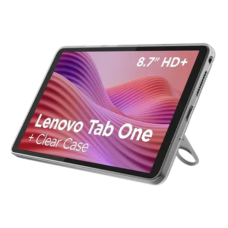 Lenovo Tab One, 4GB RAM, 128GB WiFi, mit Clear Case, Grau Handy24- Handy24