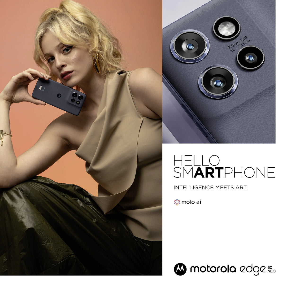 Motorola Edge 50 Neo, 16,1 cm (6.36"), 12 GB, 512 GB, 50 MP, Android 14, Grau Motorola- Handy24