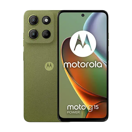Motorola Moto G15 Power, XT2521-5, 4G, Dual Sim, 8GB RAM, 256GB, Iguana Green Handy24- Handy24