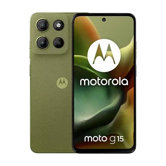 Motorola Moto G15, XT2521-3, 4G, Dual Sim, 8GB RAM, 128GB, Iguana Green Handy24- Handy24